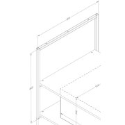 Pureline Frame Rahmen 80 cm