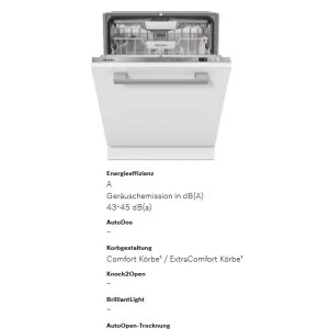 Echte Miele-Qualität und fortschrittliche...