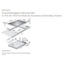 Miele Glaskeramik Kochfeld KM 523 autark - 76,4 x 50,4 cm