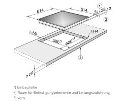 Miele Kombinations-Kochfeld KM 6024 LightPrint für...