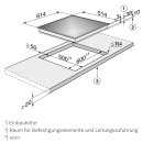 Miele Kombinations-Kochfeld KM 6024 LightPrint für Einbauherde
