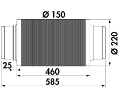 Naber COMPAIR 150 Schalldämpfer 4043029