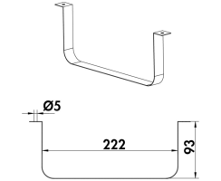 Naber COMPAIR flow 150 F-RSS Flachkanalhalterung 4043019 ++ Lagerware ++