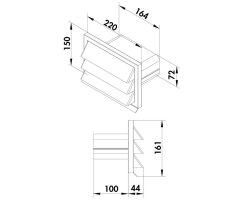 Naber COMPAIR flow 125 E-Jal flow 125 Außenjalousie 4033015