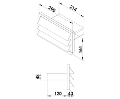 Naber COMPAIR top 125 flach E-Jal top Außenjalousie 4022021