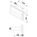 Naber COMPAIR top 125 flach E-Jal top Außenjalousie 4022021