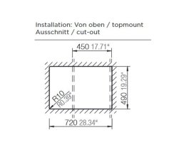 Schock Auflage-Einbausp&uuml;le Mono D-100S A Magma