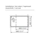 Schock Auflage-Einbausp&uuml;le Mono D-150 A Bronze inkl. Holzschneidbrett