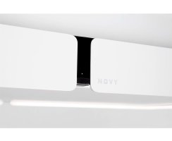 Novy Deckenhaube Premium Cloud 110 cm wei&szlig; mit LED...