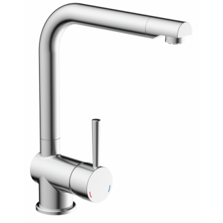 Naber Einhebelmischer LINEA Drive 1 Niederdruck edelstahlfarbig, 5011063