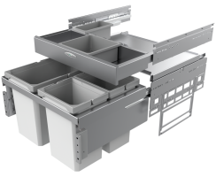 Naber Abfallsammler Cox® Base 360 S/600-3 mit...