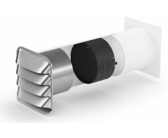 Naber E-Jal Col® Außenjalousie 125 mit Thermobox, weiß/Edelstahl 4022046