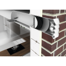 Naber E-Jal Col® Außenjalousie 125 mit Thermobox, weiß/Edelstahl 4033044