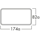 Naber E-Jal Col® Außenjalousie 125 mit Thermobox, weiß/Edelstahl 4033044