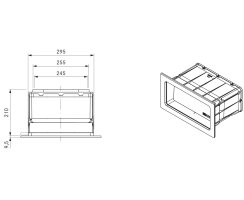 BORA Ecotube 3box Mauerkasten UEBF/1 ++ Lagerware ++