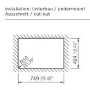 Schock Unterbau-Einbausp&uuml;le Mono D-100 U Bronze