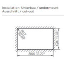 Schock Unterbau-Einbausp&uuml;le Mono D-150 U Rouge inkl. Glasschneidbrett