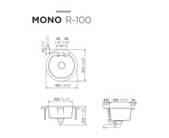 Schock Einbausp&uuml;le Mono R-100 U Magma