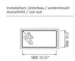 Schock Einbausp&uuml;le Signus D-100L U Magma Unterbau