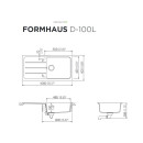Schock Einbausp&uuml;le Fomhaus D-100L A Asphalt - Auflagesp&uuml;le