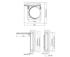 Weibel Mauerkasten WMK-U-KREA Unter-Putz - RAL (UP/XXXX)