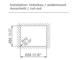 Schock Einbausp&uuml;le Manhattan D-100 U Asphalt - Unterbausp&uuml;le