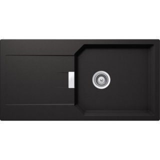 Schock Einbauspüle Manhattan D-100L A Nero - Auflagespüle