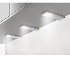 Naber Unterbauleuchte Yolo Neo LED-Neutralwei&szlig; 7062232 3er-Set edelstahlfarbig