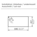 Schock Einbauspüle Typos D-100S U Asphalt - Unterbauspüle