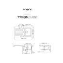 Schock Einbauspüle Typos D-100 A Onyx - Auflagespüle