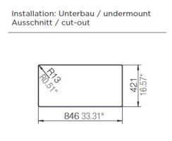 Schock Einbauspüle Typos D-150S U Nero - Unterbauspüle