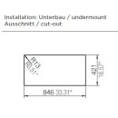Schock Einbauspüle Typos D-150S U Nero - Unterbauspüle