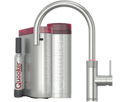 Quooker Flex Round PRO3 CUBE Voll-Edelstahl *inkl. 7...