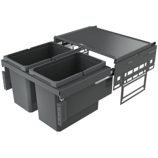 Naber Abfallsammler Cox® Base 360 S/600-2 anthrazit 8013304