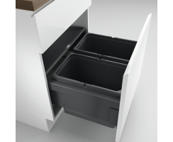 Naber Abfallsammler Cox® Base 360 S/600-2 anthrazit...