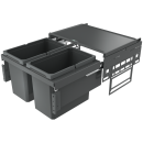 Naber Abfallsammler Cox® Base 360 S/600-2 anthrazit 8013304