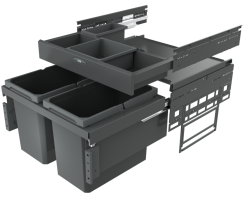 Naber Abfallsammler Cox® Base 360 S/600-2 mit...