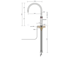 Quooker Fusion Round mit PRO3 Reservoir &amp; CUBE Voll-Edelstahl FNRCSST PRO3 CUBE *inkl. 7 JAHRE GARANTIE*