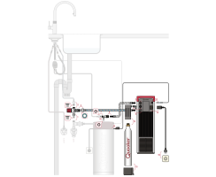 Quooker Fusion Round mit PRO3 Reservoir &amp; CUBE Voll-Edelstahl FNRCSST PRO3 CUBE *inkl. 7 JAHRE GARANTIE*