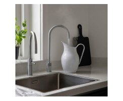 Quooker Nordic Round Twintaps PRO3 CUBE verchromt glänzend *7 Jahre Garantie* 3NRCHRTTCUBE