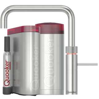 Quooker Fusion Square COMBI CUBE Voll-Edelstahl *7 Jahre Garantie* FNSSST COMBI CUBE