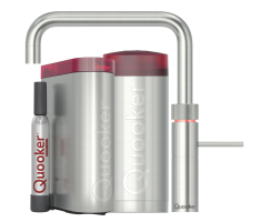 Quooker Fusion Square COMBI CUBE Voll-Edelstahl *7 Jahre...