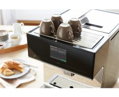 Miele Stand-Kaffeevollautomat CM 7350 CoffeePassion - Obsidianschwarz/Aluminium
