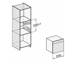 Miele Einbau-Dialoggarer DO 7860 Obsidianschwarz