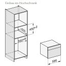 Miele Einbau-Dampfgarer DG 7240 Graphitgrau