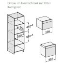 Miele Einbau-Dampfgarer DG 7440 Graphitgrau