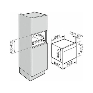 Miele Einbau-Dampfgarer mit Mikrowelle DGM 7840 Graphitgrau