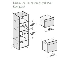 Miele Einbau-Dampfgarer mit Mikrowelle DGM 7840 Graphitgrau