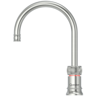 Quooker Classic Nordic Round single tap COMBI Voll-Edelstahl *7 Jahre Garantie* CHSRSST COMBI