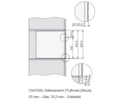 Miele Einbau-Kaffeevollautomat CVA 7845 Edelstahl CleanSteel mit Frischwasseranschlu&szlig;